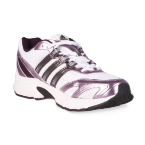 ADIDAS Women Furano White Violet Stripe Shoe