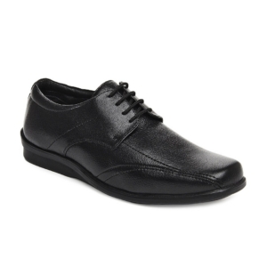 Fortune Men Black Formal Shoes
