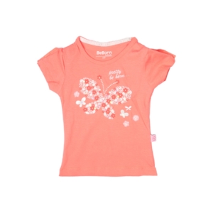 Doodle Girls Printed Peach Top