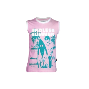 Doodle Boys Printed Pink T-shirt