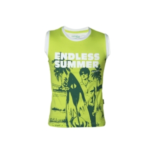 Doodle Boys Printed Green T-shirt