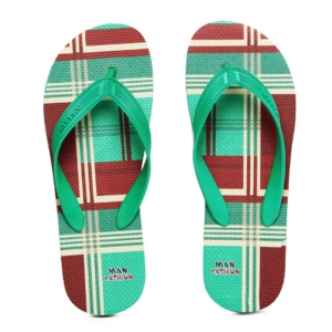 Gliders Men Green Esquire Flip Flops