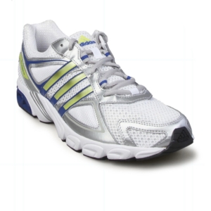 ADIDAS Men's White Silver Running Shoe