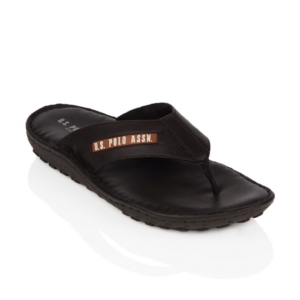 U.S. Polo Assn. Men Brown Flip Flops