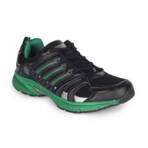 Force 10 Men Black & Green Sports Shoes