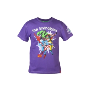 Marvel Boys Comics Purple T-shirt