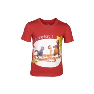Jungle Book Boys Lets Explore Red T-shirt
