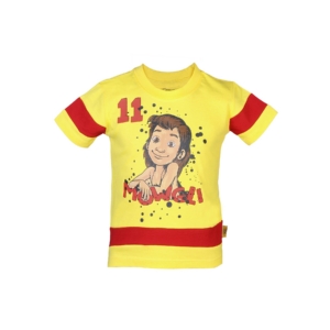 Jungle Book Boys Mowgali Yellow T-shirt