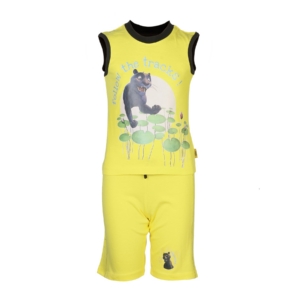 Jungle Book Boys Follow The Tracks Yellow T-shirt