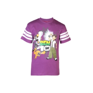 Ben 10 Boys Crew Purple T-shirt