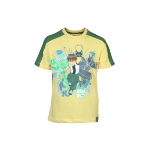 Ben 10 Boys Crew Yellow T-shirt