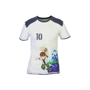 Ben 10 Boys Crew White T-shirt