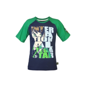 Ben 10 Boys Crew Navy Blue and Green T-shirt