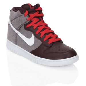 Nike Men Dunk High Maroon Shoes