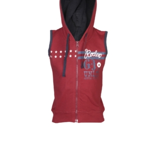 Gini Jony Boys Printed Red Jacket
