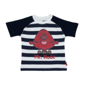 Mr. Men Boys Mr. Rude Navy Blue T-shirt