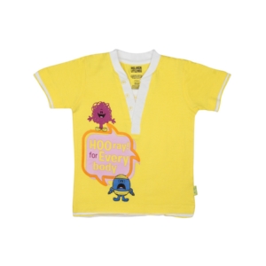 Mr.Men Boys Blazing Yellow T-shirt