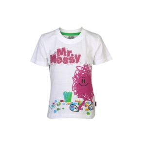 Mr.Men Boys Mr. Messy White T-shirt