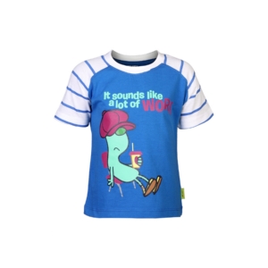 Mr.Men Boys A Lot Of Work Blue T-shirt
