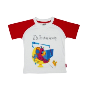 Mr.Men Boys Mr. Scatterbrain White T-shirt