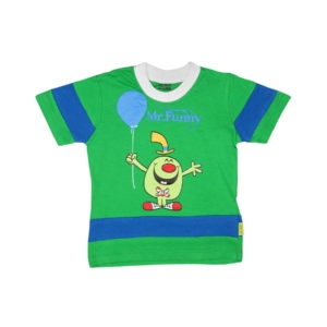 Mr.Men Boys Mr. Funny Green T-shirt