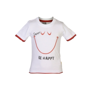 Mr.Men Boys Mr. Happy White T-shirt