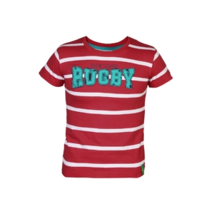 Gini and Jony Boys Striped Red T-Shirt