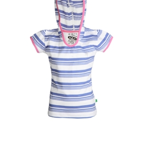 Gini and Jony Girls Striped Blue Top