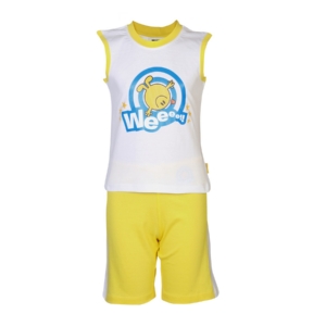 Mr.Men Boys Weeee!! White Clothing Set