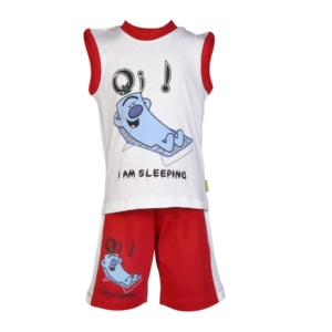 Mr.Men Boys I Am Sleeping White Clothing Set