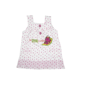 Little Miss Girls Trying White Dress