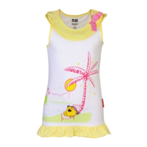 Little Miss Girls Blazing White Top