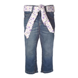 United Colors of Benetton Girls Washed Blue Jeans