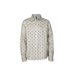 United Colors of Benetton Boys Printed White Shirt