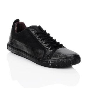 United Colors of Benetton Men Black Shoes