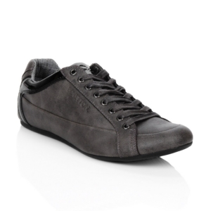 United Colors of Benetton Men Charcoal Shoes