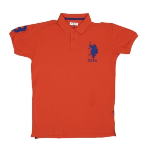 U.S. Polo Assn. Kids Boys Orange T-shirt