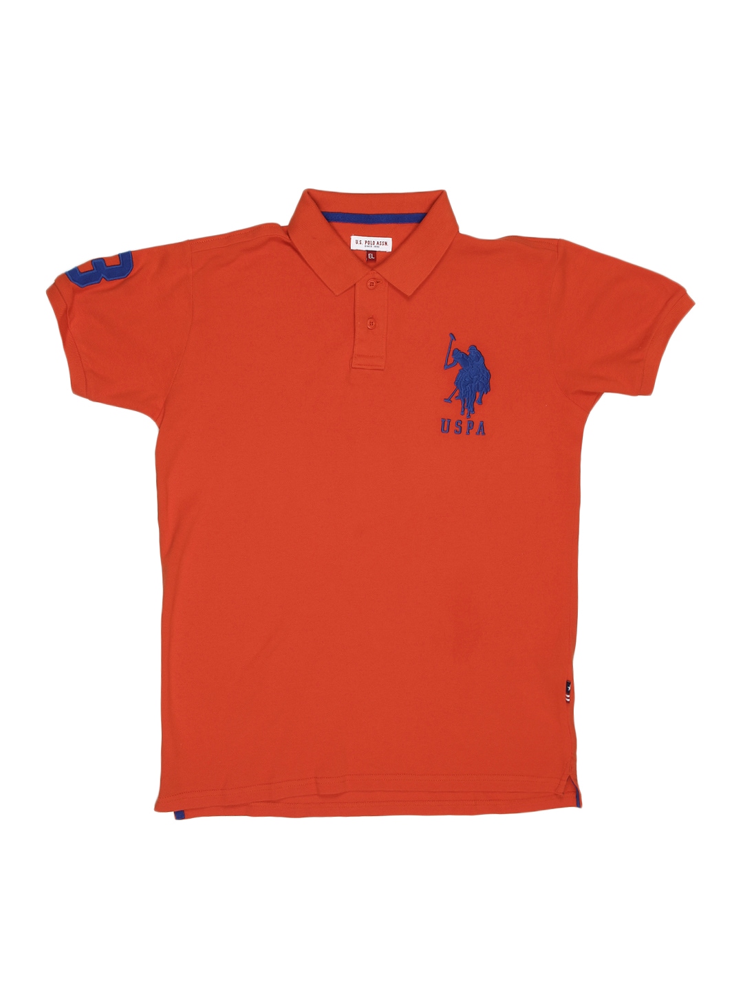 U.S. Polo Assn. Kids Boys Orange T-shirt