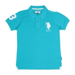 U.S. Polo Assn. Boys Blue Polo T-shirt