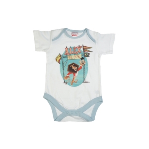 Madagascar3 Infant Boys White Snapsuit Romper