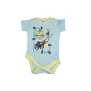 Madagascar3 Infant Boys Light Blue Snapsuit Romper