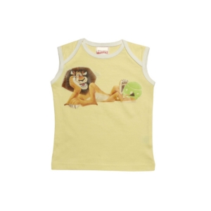 Madagascar3 Boys Yellow Innerwear Vest