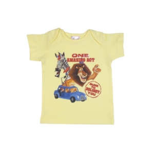 Madagascar3 Infant Boys Lemon Yellow T-Shirt