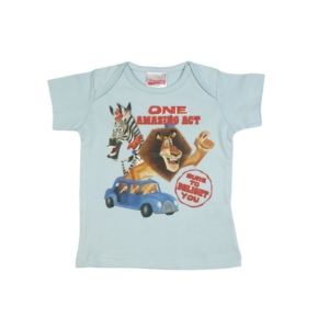 Madagascar3 Infant Boys Light Blue T-Shirt