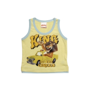 Madagascar3 Boys Yellow Innerwear Vest