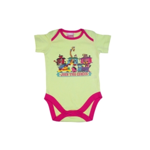Madagascar3 Infant Boys Light Green Snapsuit Romper