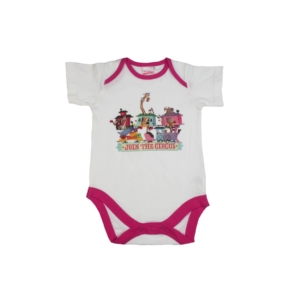 Madagascar3 Infant Boys White Snapsuit Romper