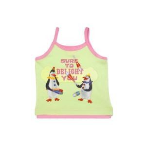 Madagascar3 Infant Girls Light Green Spaghetti Top