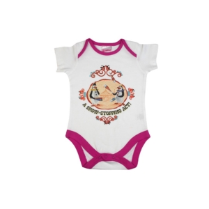 Madagascar3 Infant Girls White Snapsuit Romper
