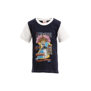 Madagascar3 Boys Navy Blue Printed T-Shirt